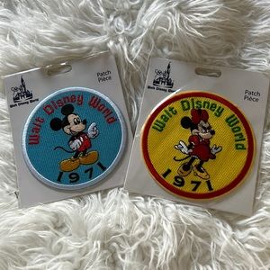 Walt Disney World Mickey and Minnie Patches